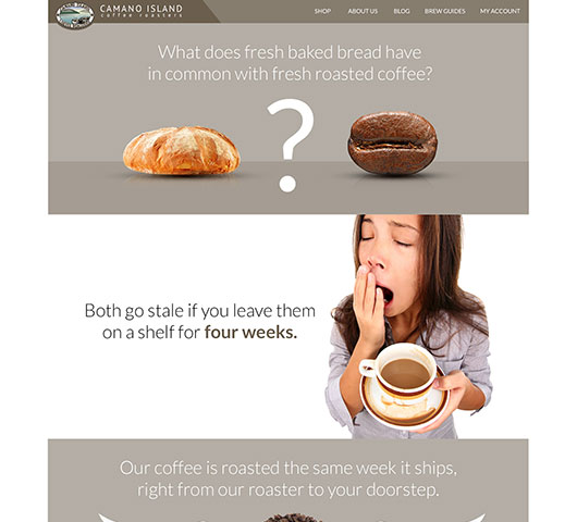 Coffee Business Landing Page