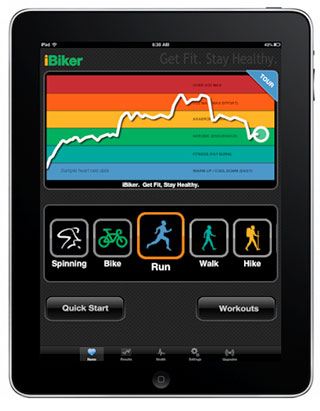 iPad Biking App Development