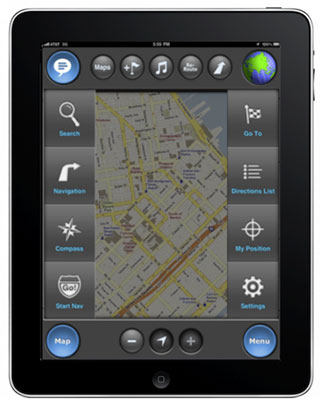 iPad GPS Navigation App Development